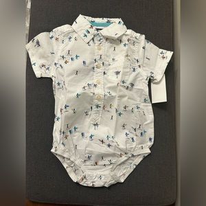 BRAND NEW! Oshkosh surfer onesie